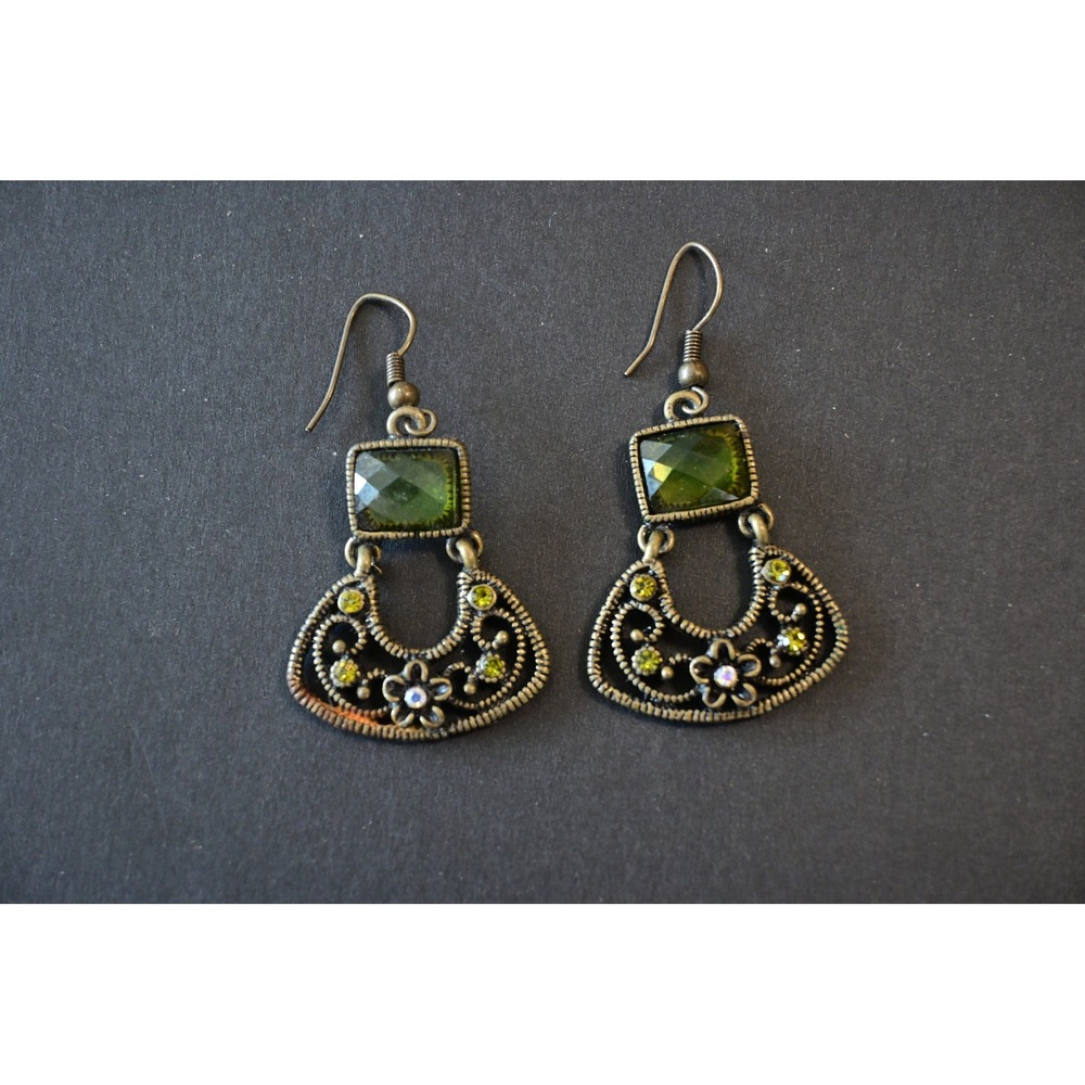 Y2K‎ Bohemian Filigree Drop Earrings - Picture 2 of 5